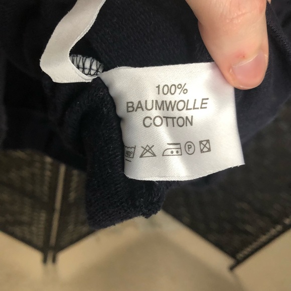 Hugo Boss Quarter Zip Navy Sweatshirt - Men’s Sz M - Picture 7 of 9